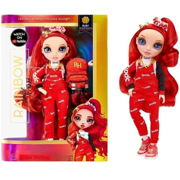 NEW IN BOX RARE COLLECTIBLE RAINBOW JUNIOR HIGH RUBY DOLL